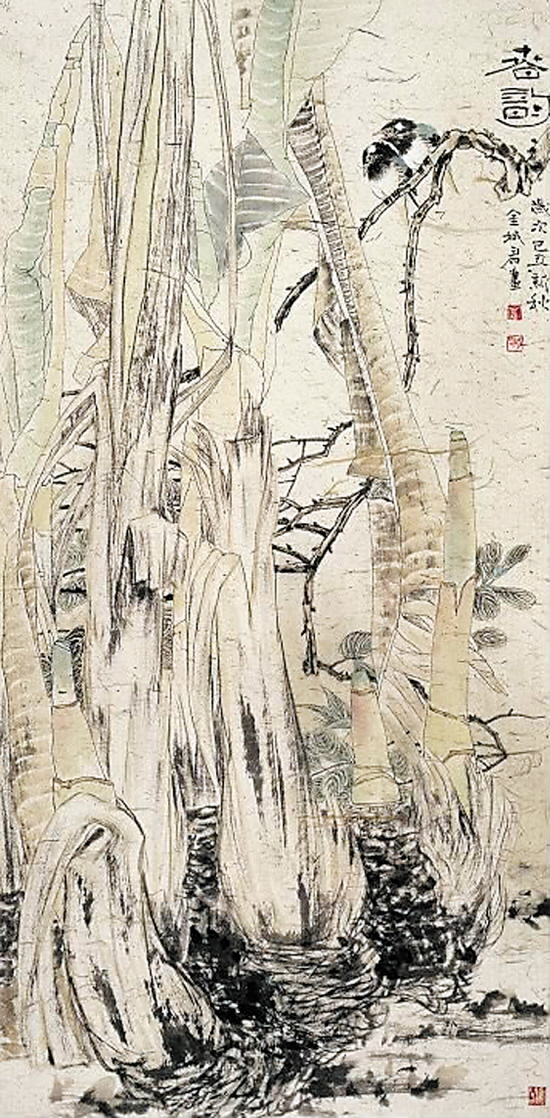 金城君  春韵  136×68cm  2009年