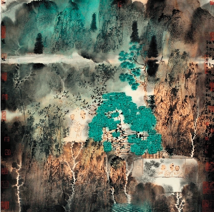 卢禹舜 精神家园系列 68×68cm