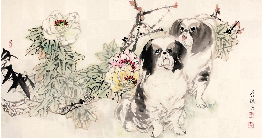 陈增胜 双犬