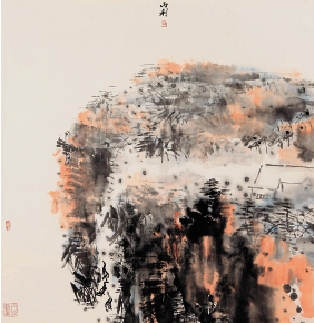 陈丙利 胜似春光 68×68cm