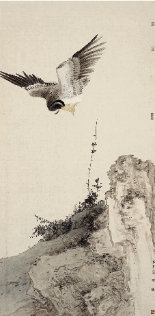 吴建明 东川飞鸿图 132×66cm