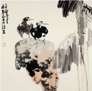 陈承基 凝望 68×68cm