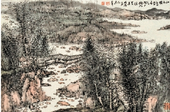 汪为胜 江南图 47×69cm