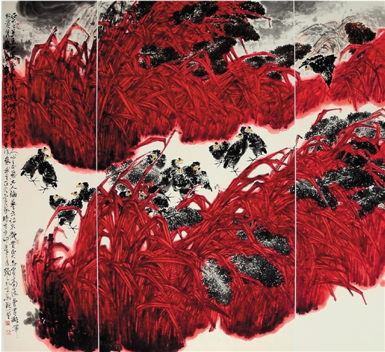 娄建国 红土地呀!红土地 196×184cm