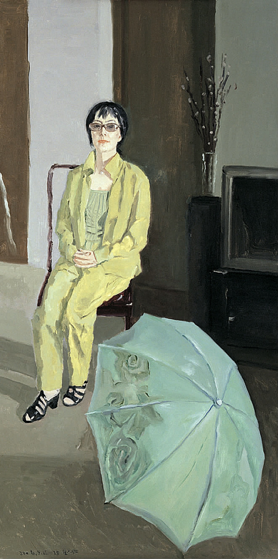 焦小健 端坐 180×90cm