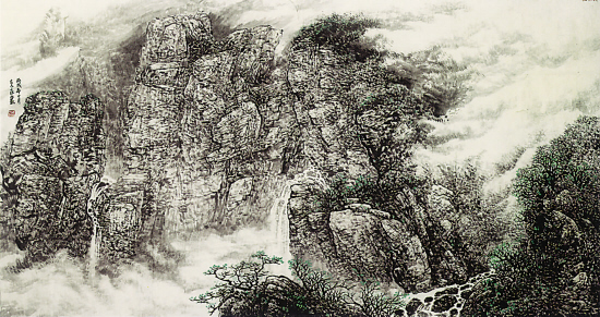 陳克永 雨後 90×180cm