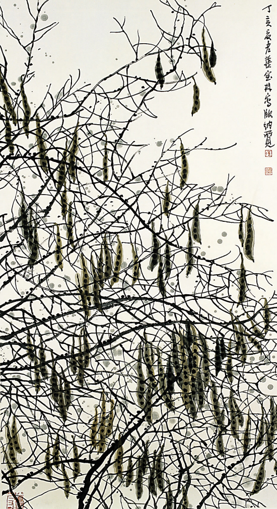 姜宝林 豆角 180×96cm