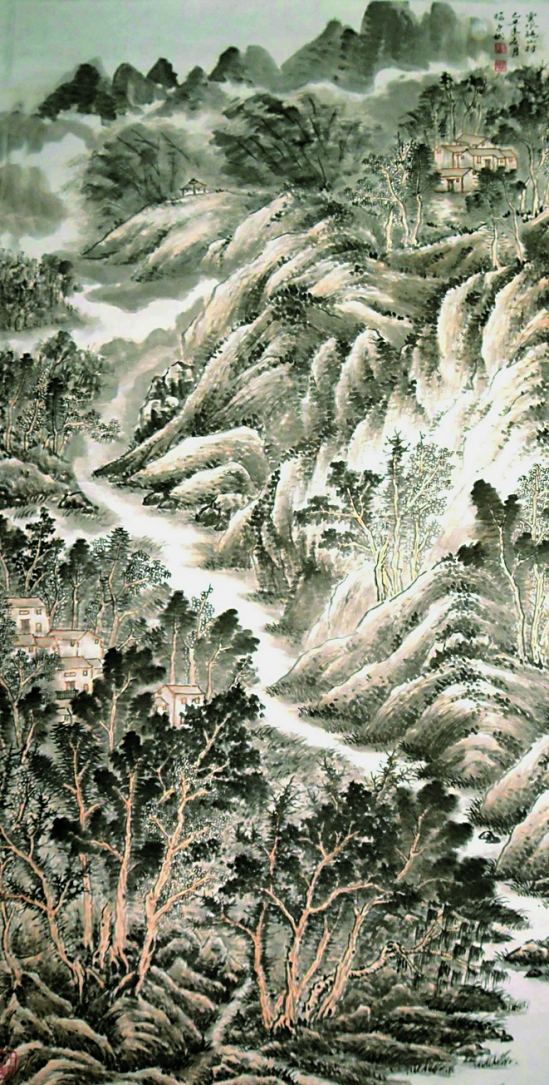 杨彦斌  云水绕山村