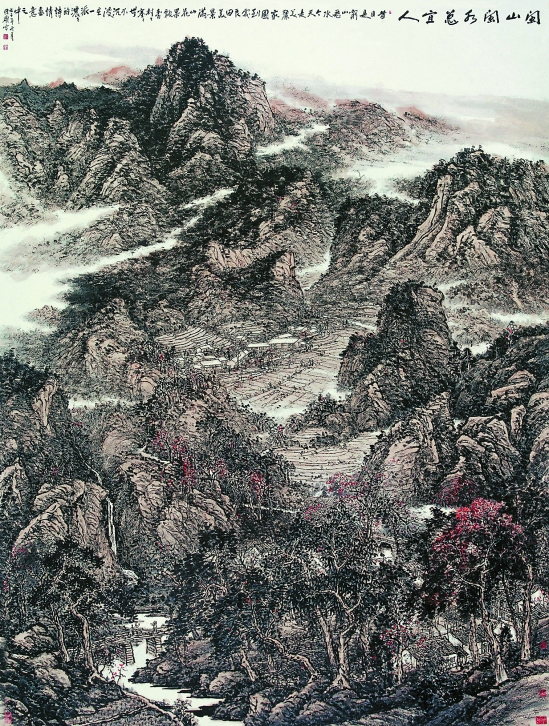 徐國雄 閩山閩水總宜人 250×192cm