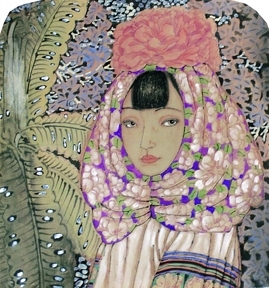 金增友  远方—惠安女 68×68cm