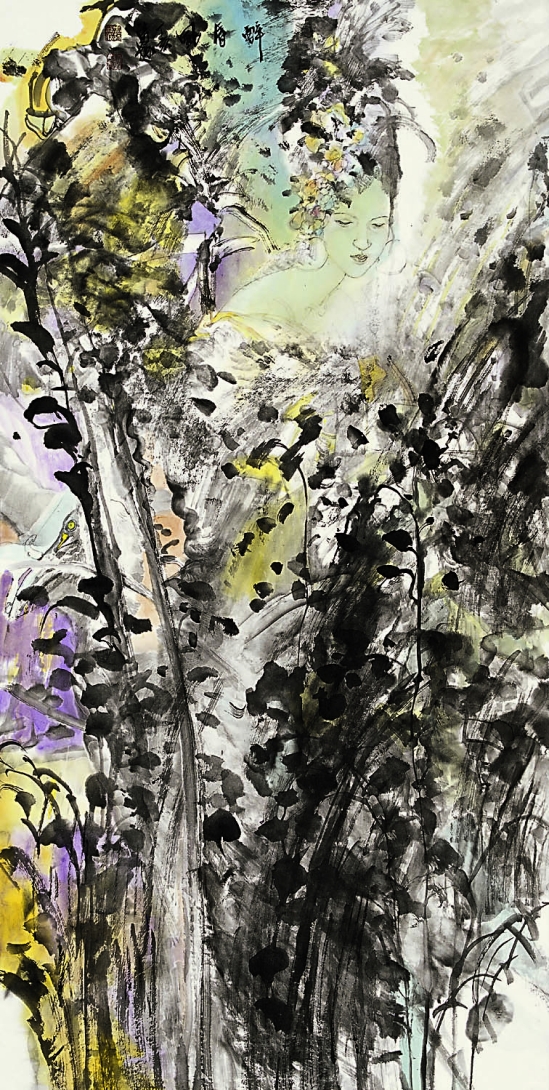 马援  醉春风  68×136cm