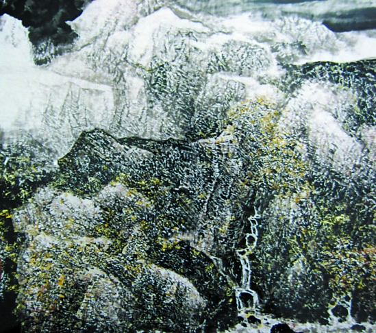 鞠太运    夕阳山色