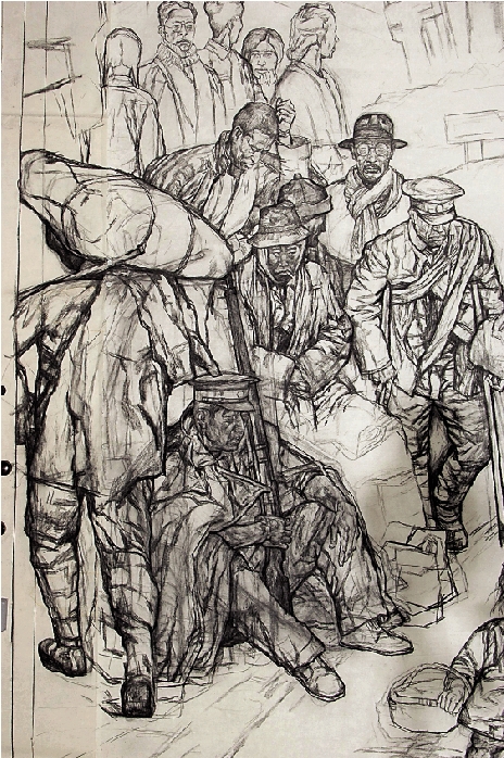 陈钰铭  群像速写