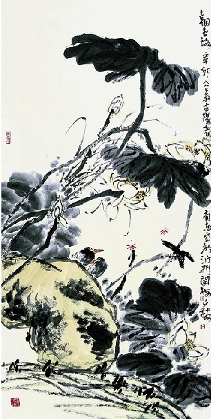 王有志 朝露 68×136cm