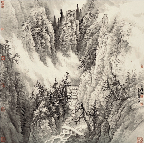 曾先国  三清山  50×50cm  2012年