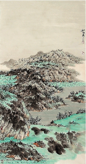 沈钊昌 水墨真髓 136×68cm