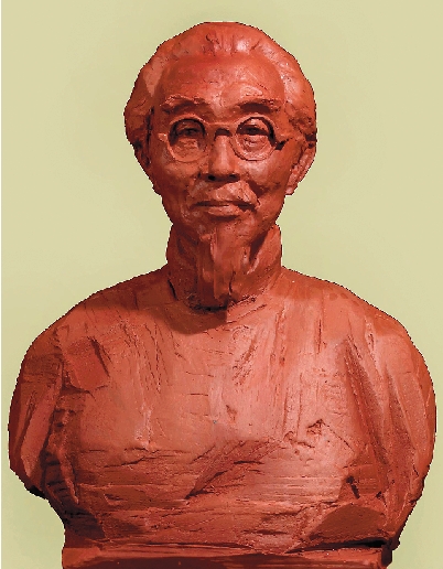 吴为山塑 陈之佛像