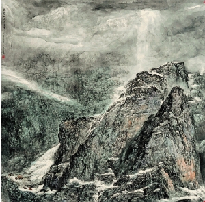 祁海峰 更喜岷山千里雪 中国画