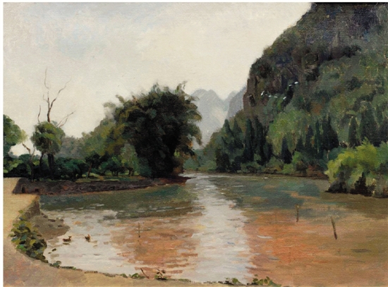 邬国宝 南方风景四 60×80cm