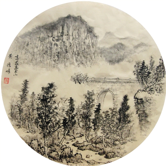 陈应峰(江苏 家乡小景 中国画