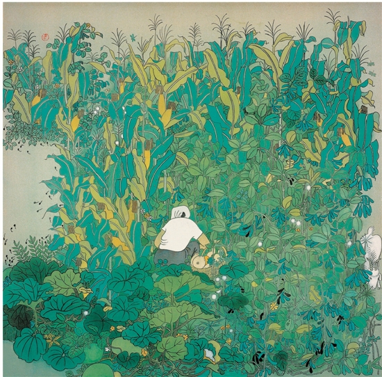 刘金贵 夏至 50×50cm