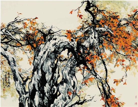 任之 大漠英雄树 210×270cm