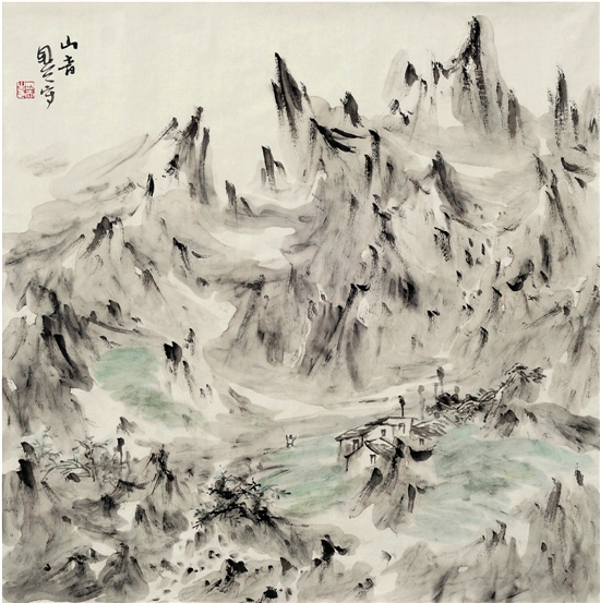 张国夫 山音 68.5×69cm