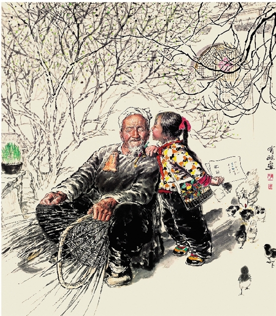 王有政 悄悄话 116×110cm