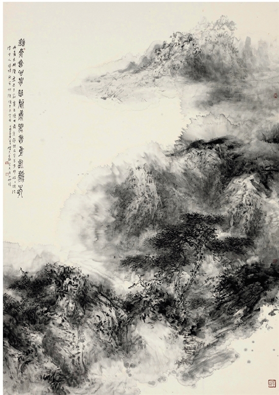 李剑 幸福生活之游山 200×140cm 2019年
